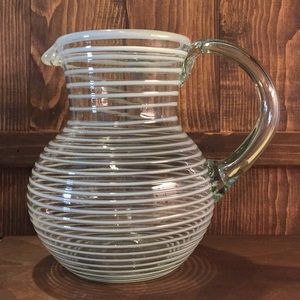 Handblown Glass Pitcher